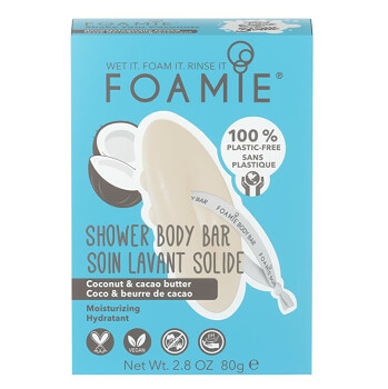 FOAMIE Hydratační sprchová péče Shake Your Coconuts Shower Body Bar 80 g (Sprchové gely) - Hydratační, Čistící