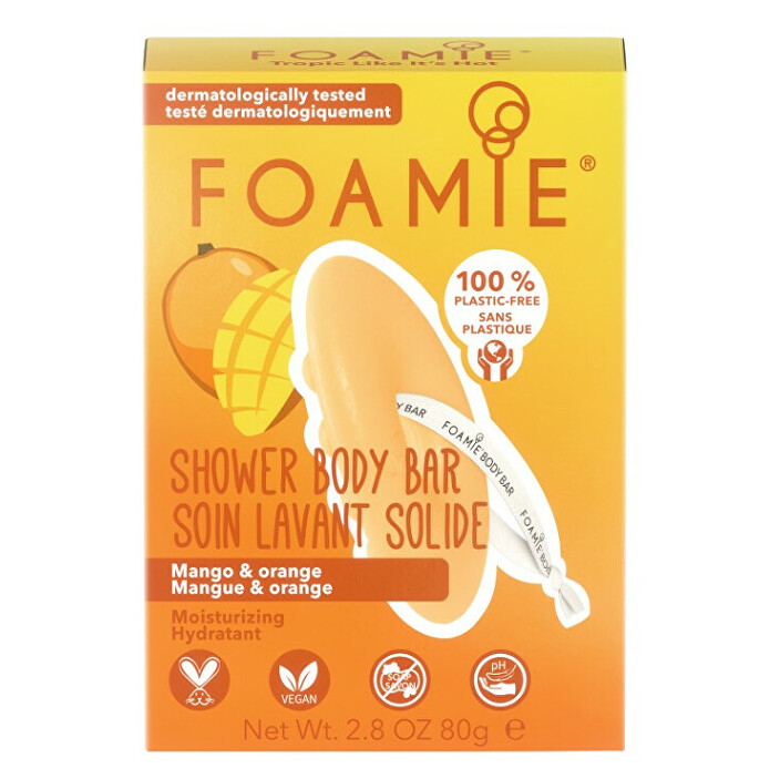 Levně FOAMIE Hydratační sprchová péče Tropic Mango and Orange Shower Body Bar 80 g