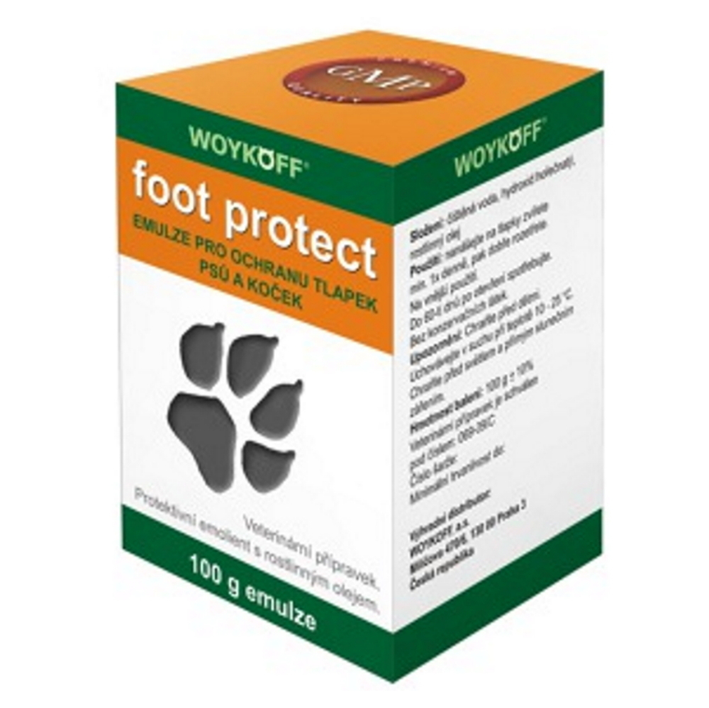 E-shop WOYKOFF Foot protect emulze na tlapky psů a koček 100 g