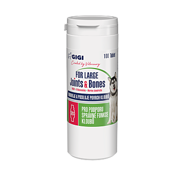 GIGI For large joints&bones kloubní přípravek pro psy 100 tablet (Veterinární doplňky stravy na klouby) - Protizánětlivý