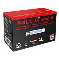 FORA Diamond Testovací proužky ke glukometrům TD-4365 50 kusů