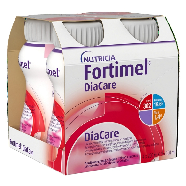 E-shop FORTIMEL DiaCare s příchutí jahoda 4 x 200 ml