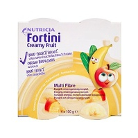 FORTINI Creamy fruit multi fibre letní ovoce 4 x 100g