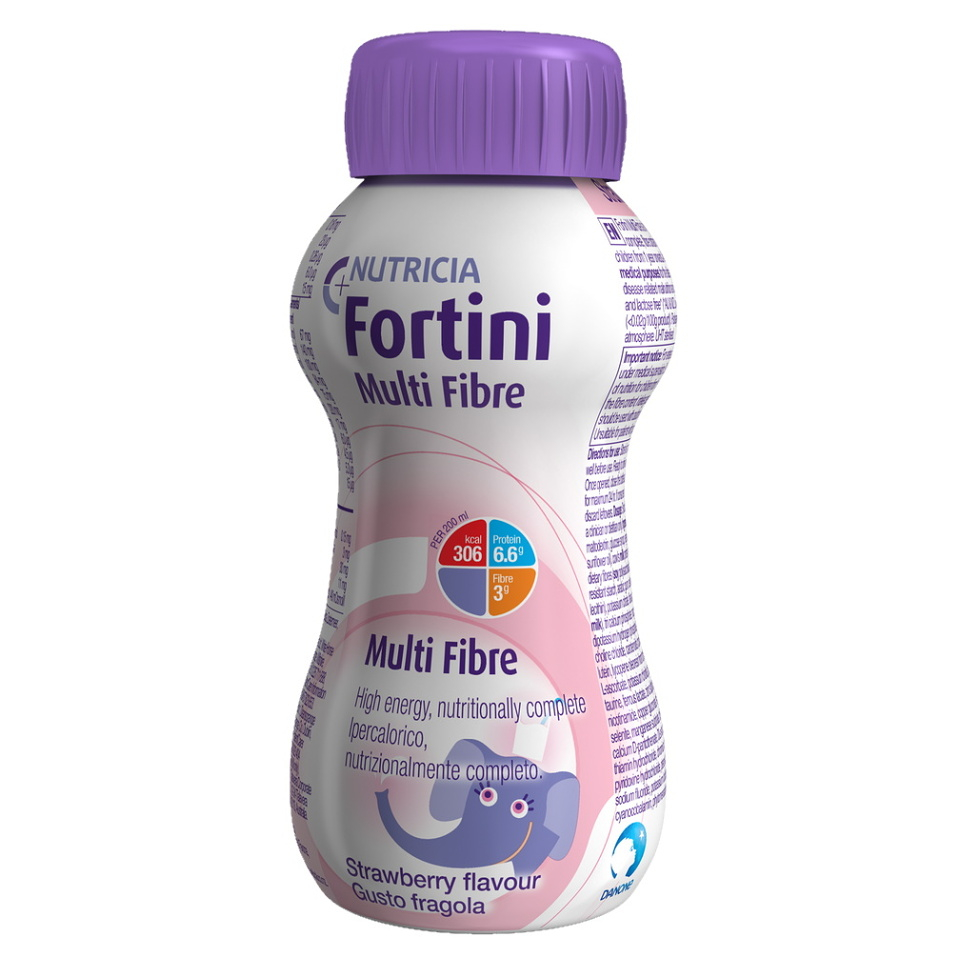 E-shop FORTINI Multifibre pro děti s příchutí jahoda 200 ml