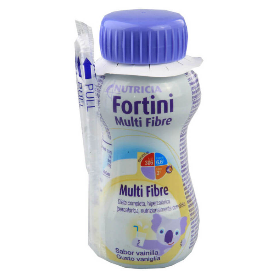E-shop FORTINI NutriniDrink multi fibre pro děti s příchutí vanilkovou 200 ml