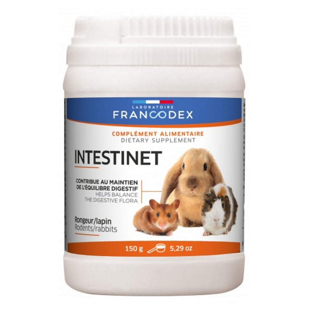 Levně FRANCODEX Intestinet pro hlodavce a králíky 150 g