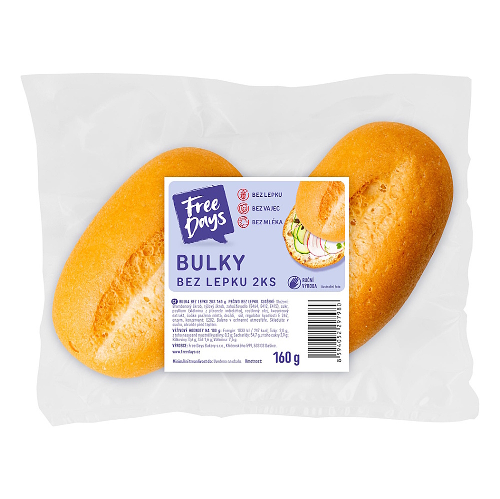 AMARANTH Bezlepková bulka 2 kusy