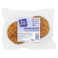 FREE DAYS Bezlepková hamburger bulka sezam 2 kusy