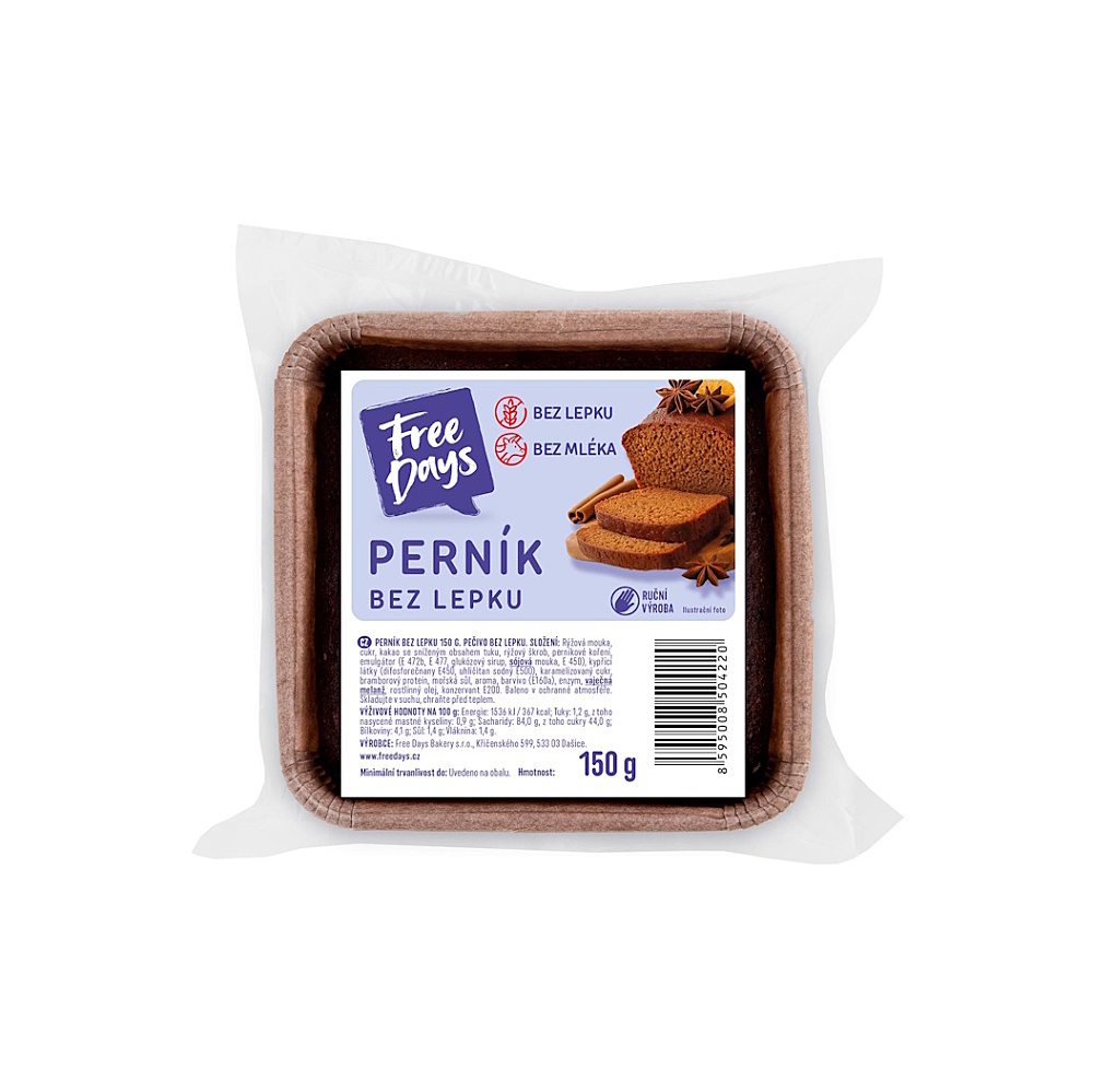 FREE DAYS Perník bez lepku 150 g