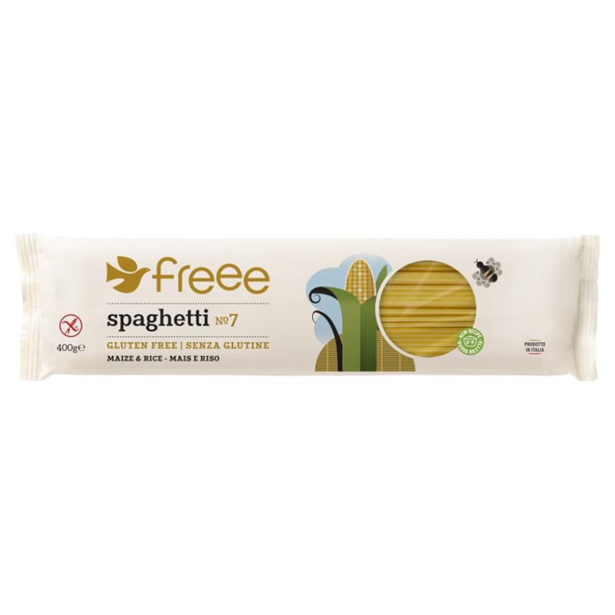 FREEE Kukuřično rýžové špagety bez lepku 400 g