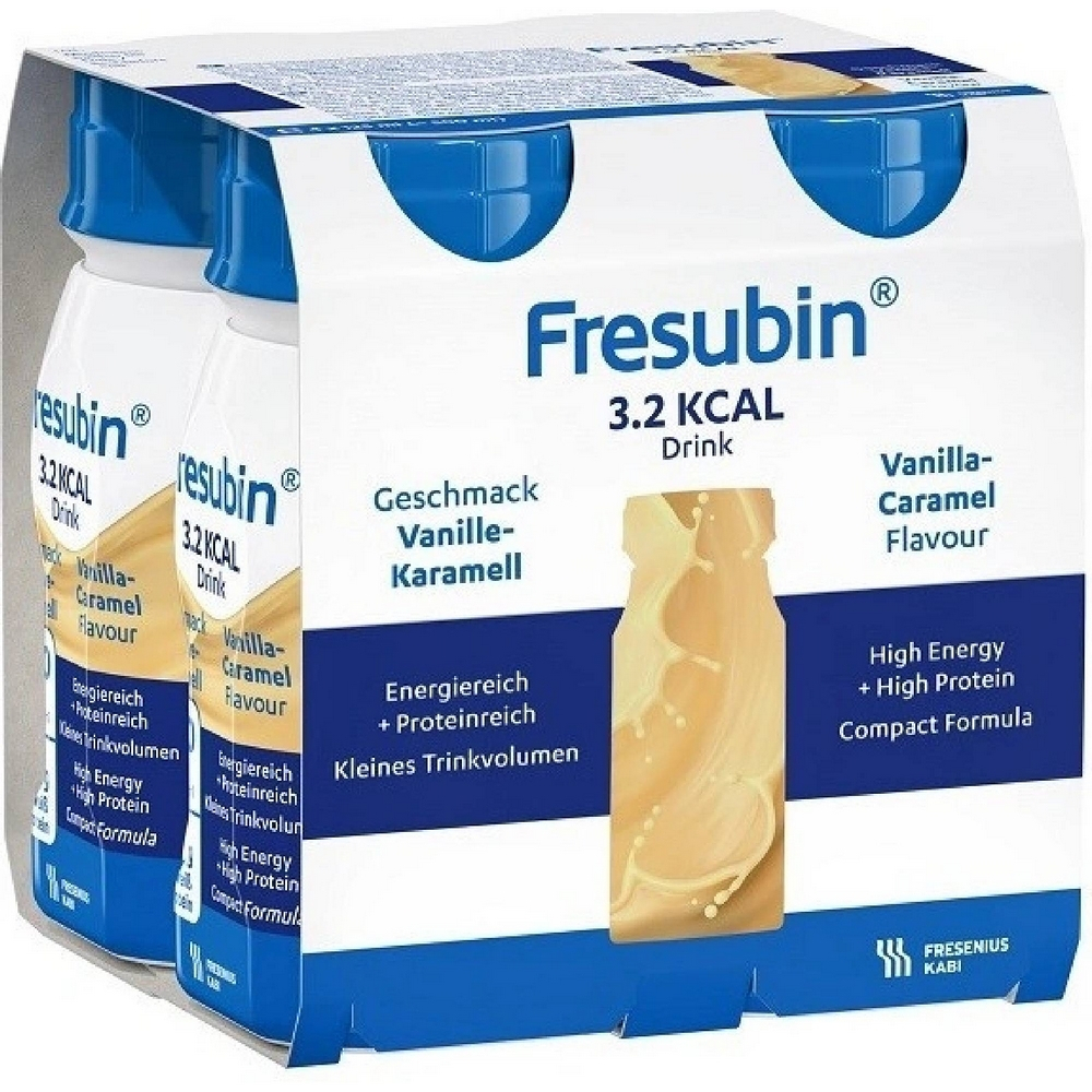 FRESUBIN 3.2kcal Drink příchuť vanilka - karamel 4 x 125 ml