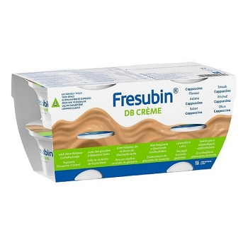 FRESUBIN DB creme příchuť cappuccino 4 x 200 g (Výživa v nemoci a pro seniory) - Doplňkové