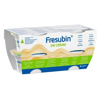 FRESUBIN DB creme příchuť vanilková 4 x 200 g (Výživa v nemoci a pro seniory) - Doplňkové