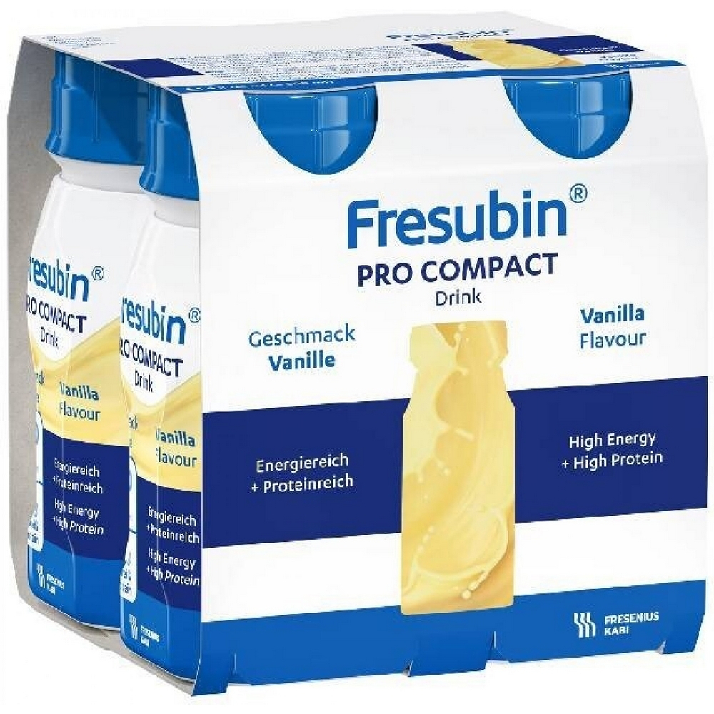 Levně FRESUBIN Pro compact drink vanilka 4 x 125 ml