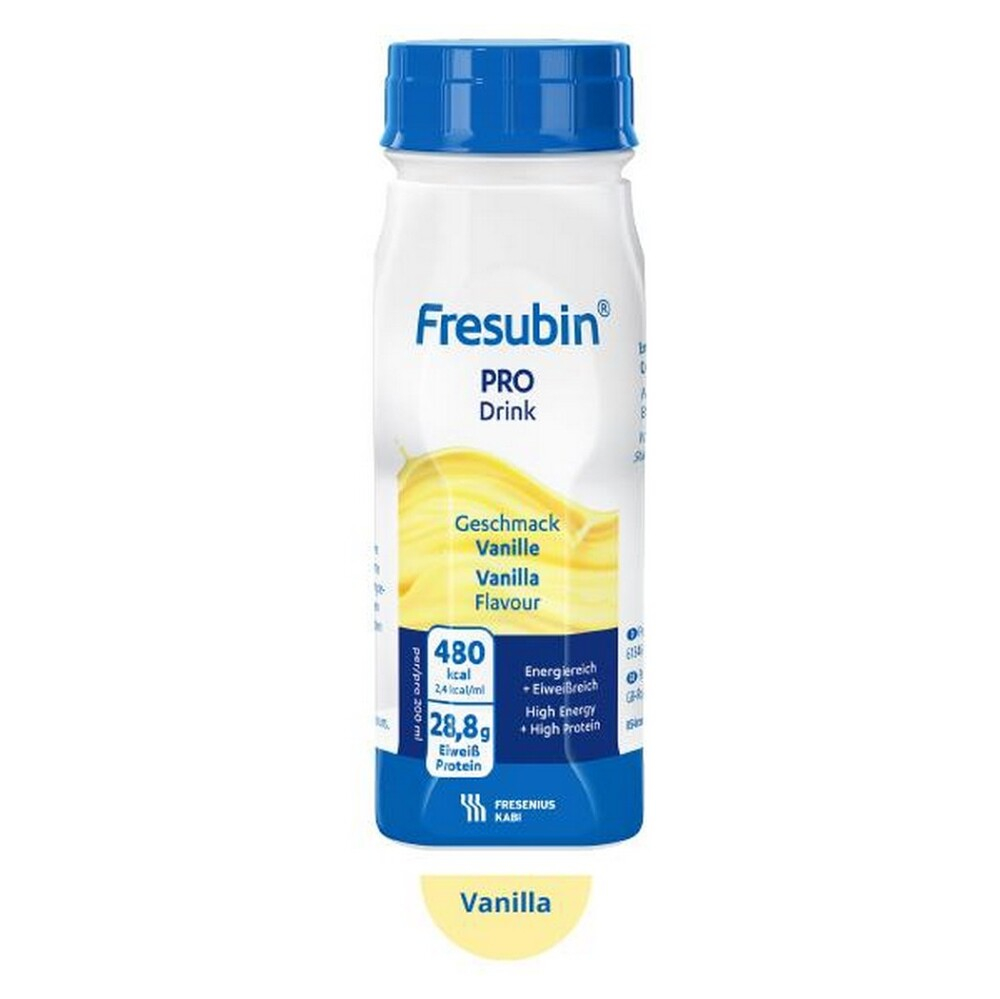 Levně FRESUBIN Pro drink vanilková příchuť 4 x 200 ml