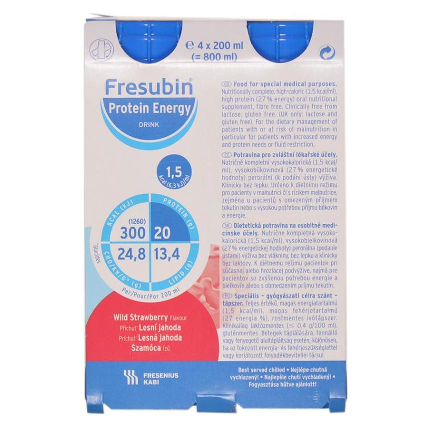 E-shop FRESUBIN Protein energy lesní jahoda roztok 4 x 200 ml