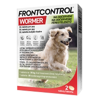 FRONTCONTROL Wormer na odčervení XL tablety pro psy 2 kusy