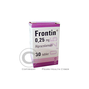 Alprazolam 1mg frontin