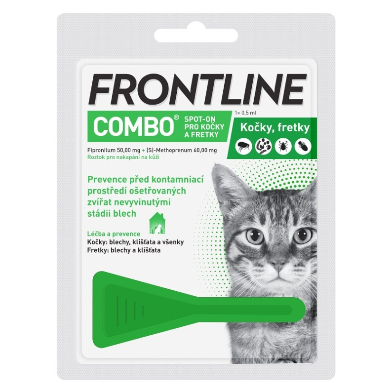 E-shop FRONTLINE Combo Spot-on pro kočky 0,5 ml 1 pipeta