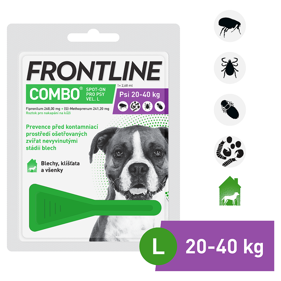 FRONTLINE Combo Spot on dog - pro velkého psa