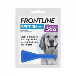 FRONTLINE Spot-on pro psy L (20-40 kg) 1x2, 68 ml FRONTLINE Spot-on pro psy L (20-40 kg) 1x2, 68 ml
