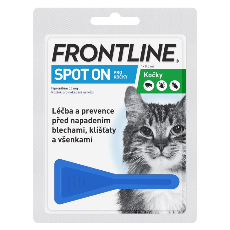 E-shop FRONTLINE Spot-on pro kočky 0,5 ml 1 pipeta