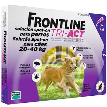 FRONTLINE Tri-Act pro psy Spot-on L (20-40 kg) 3 pipety