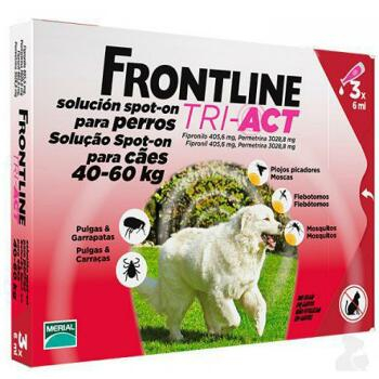 FRONTLINE Tri-Act pro psy Spot-on XL (40-60 kg) 3 pipety
