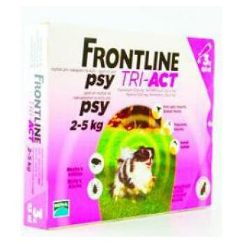 FRONTLINE Tri-Act pro psy Spot-on XS (2-5 kg) 3 pipety