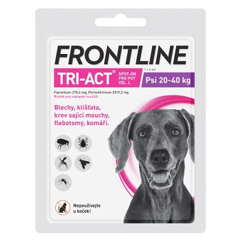 FRONTLINE Tri-Act Spot-on pro psy L 4 ml 1 pipeta