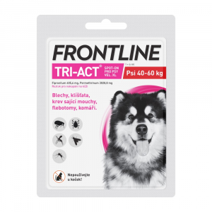 FRONTLINE Tri-Act Spot-on pro psy XL (40-60 kg) 1x 6 ml FRONTLINE Tri-Act Spot-on pro psy XL (40-60 kg) 1x 6 ml