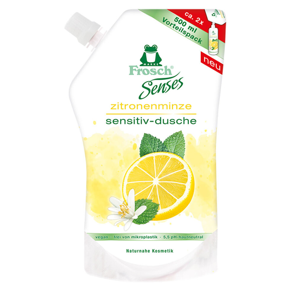 E-shop FROSCH EKO Senses Sprchový gel Citron a Máta náhradní náplň 500 ml