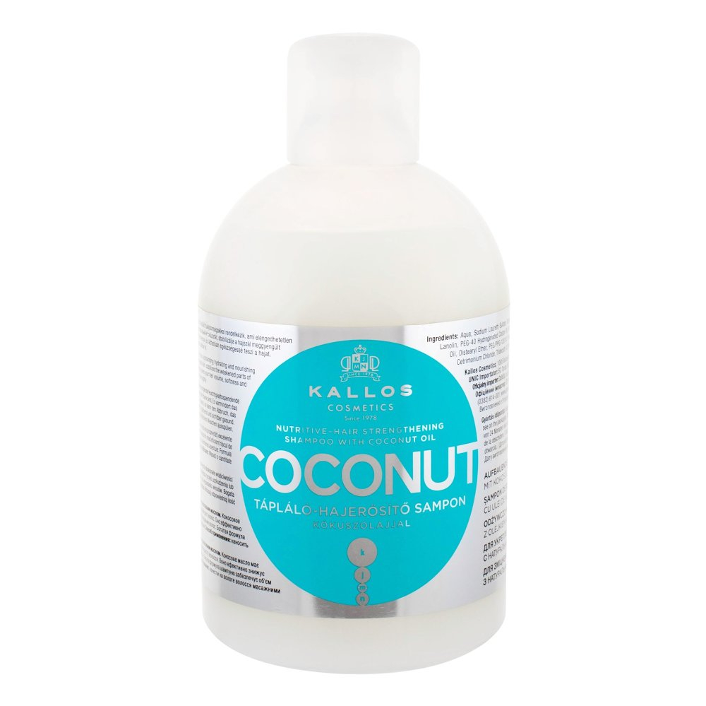 E-shop KALLOS COSMETICS kokosový šampon 1000 ml