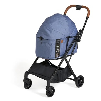 FIKAGO Free To Go Blue Note kočárek pro kočky a malé psy (Deky, pelechy a tašky na psy)