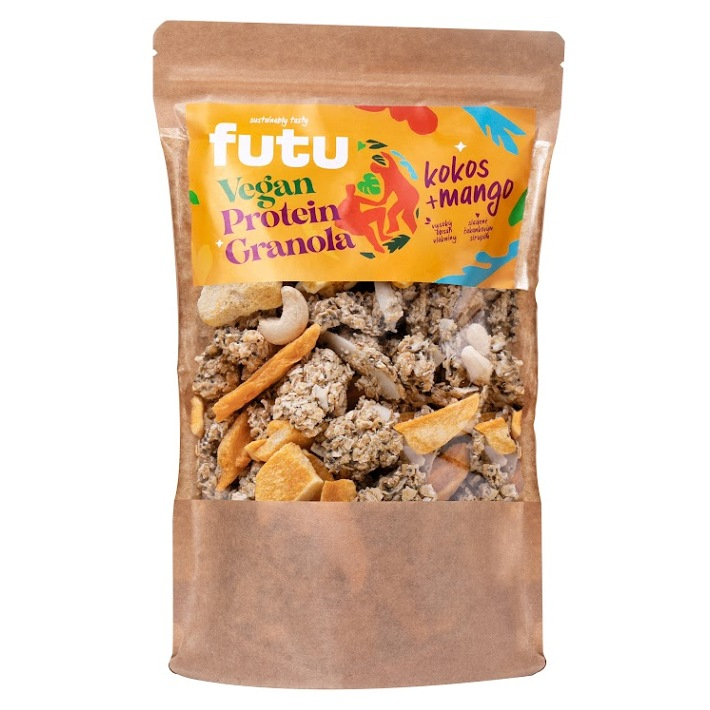 E-shop FUTU Proteinová granola s kokosem a mangem vegan 350 g