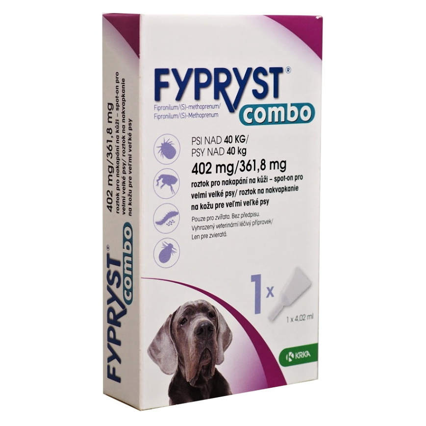 FYPRYST Combo Spot-on pro psy 402/361 nad 40 kg 4,02 ml 1 pipeta