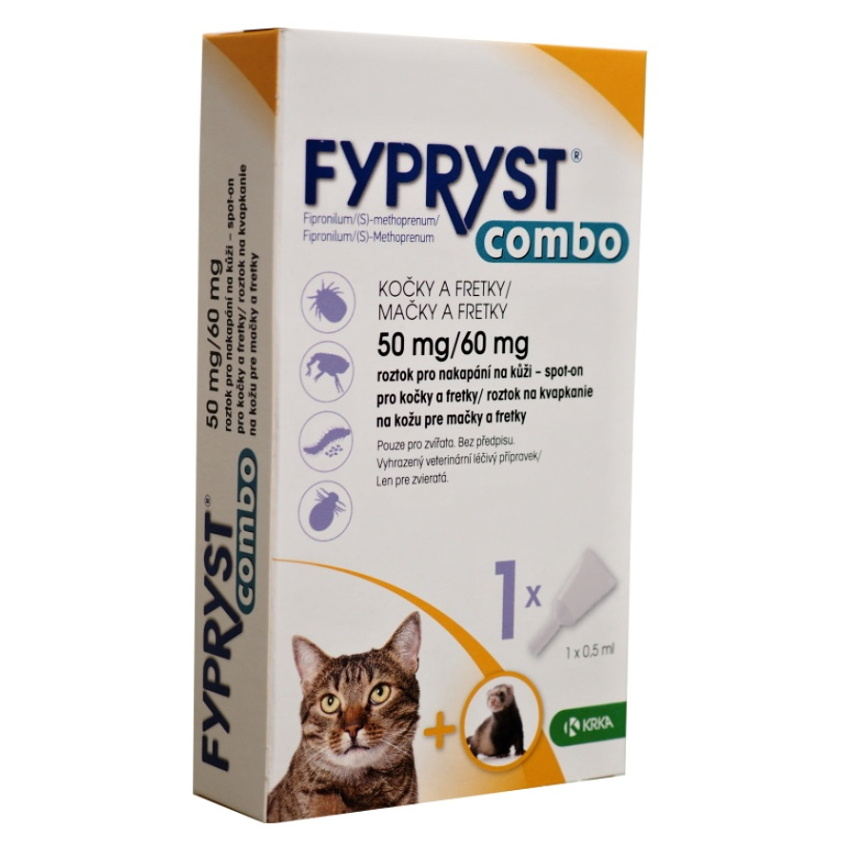 E-shop FYPRYST Combo Spot-on pro kočky a fretky 0,5 ml 1 pipeta