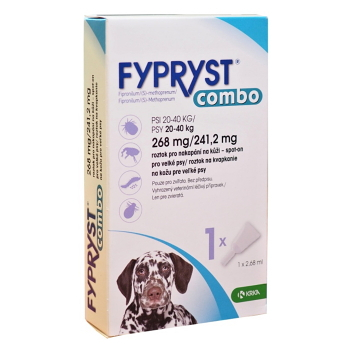 FYPRYST Combo Spot-on pro psy 268/241 mg 20-40 kg 2,68 ml 1 pipeta