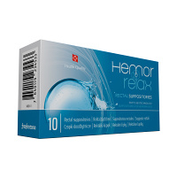 HEMORRELAX Rektální čípky 10 kusů