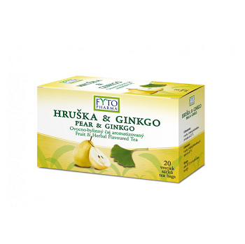 FYTOPHARMA Ovocno-bylinný čaj Hruška + Ginkgo 20x2g