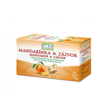 FYTOPHARMA Ovocno-bylinný čaj Mandarinka+Zázvor 20x2 g