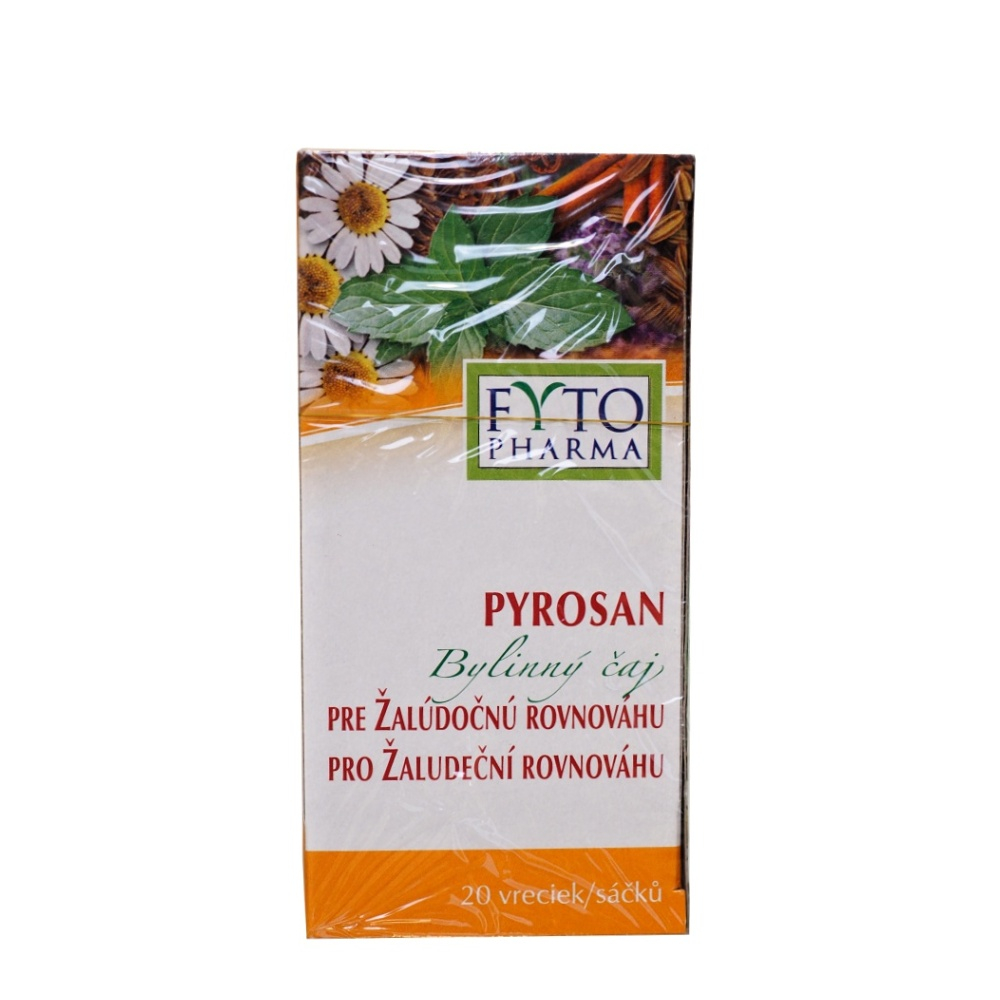 E-shop FYTOPHARMA Pyrosan bylinný čaj pro žaludeční rovnováhu 20 sáčků