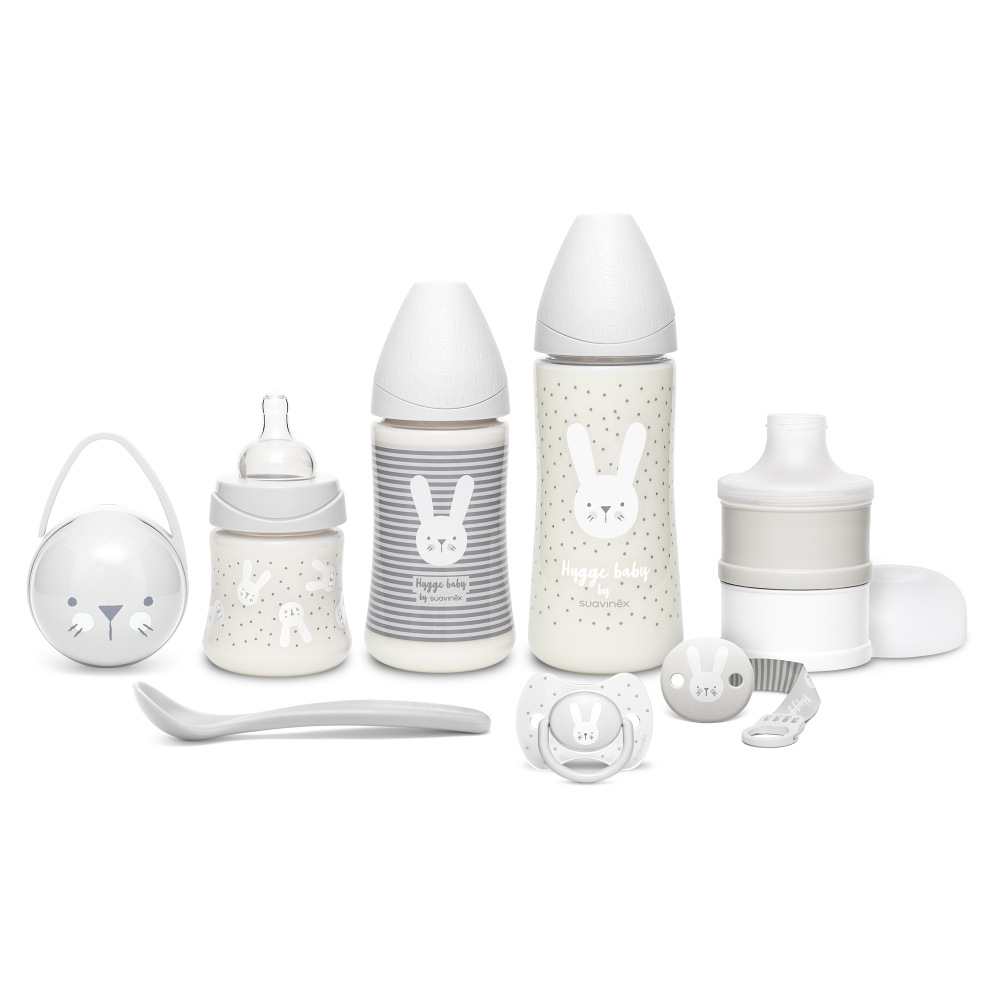 E-shop SUAVINEX Premium novorozenecký set Hygge šedá