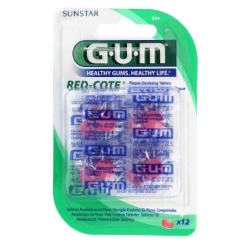 Levně G.U.M Tablety k indikaci zubního plaku 12ks B824
