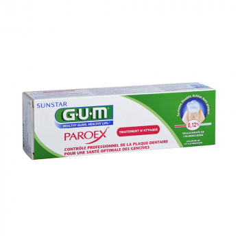 GUM Paroex gelová zubní pasta 0,12 % CHX, 75 ml