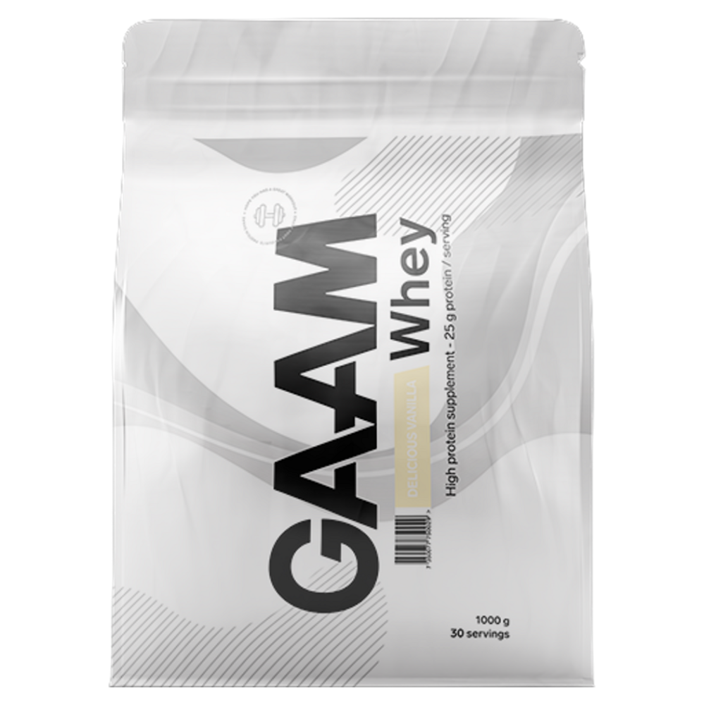 GAAM 100% Whey premium delicious vanilla protein 1 kg