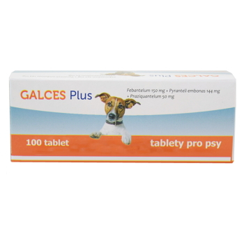 GALCES Plus pro psy 100 tablet (Odčervovací tablety a pasty pro psy)