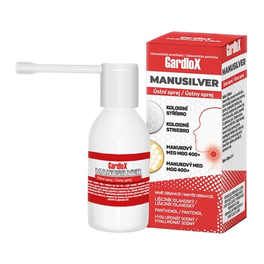 GardloX Manusilver ústní sprej 30ml