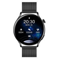 GARETT ELECTRONICS Smartwatch Lady Elegance RT černá ocel chytré hodinky