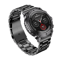 GARETT Smartwatch Atom black steel chytré hodinky